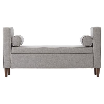 Telesphorus Upholstered Flip Top Storage Bench - Image 0