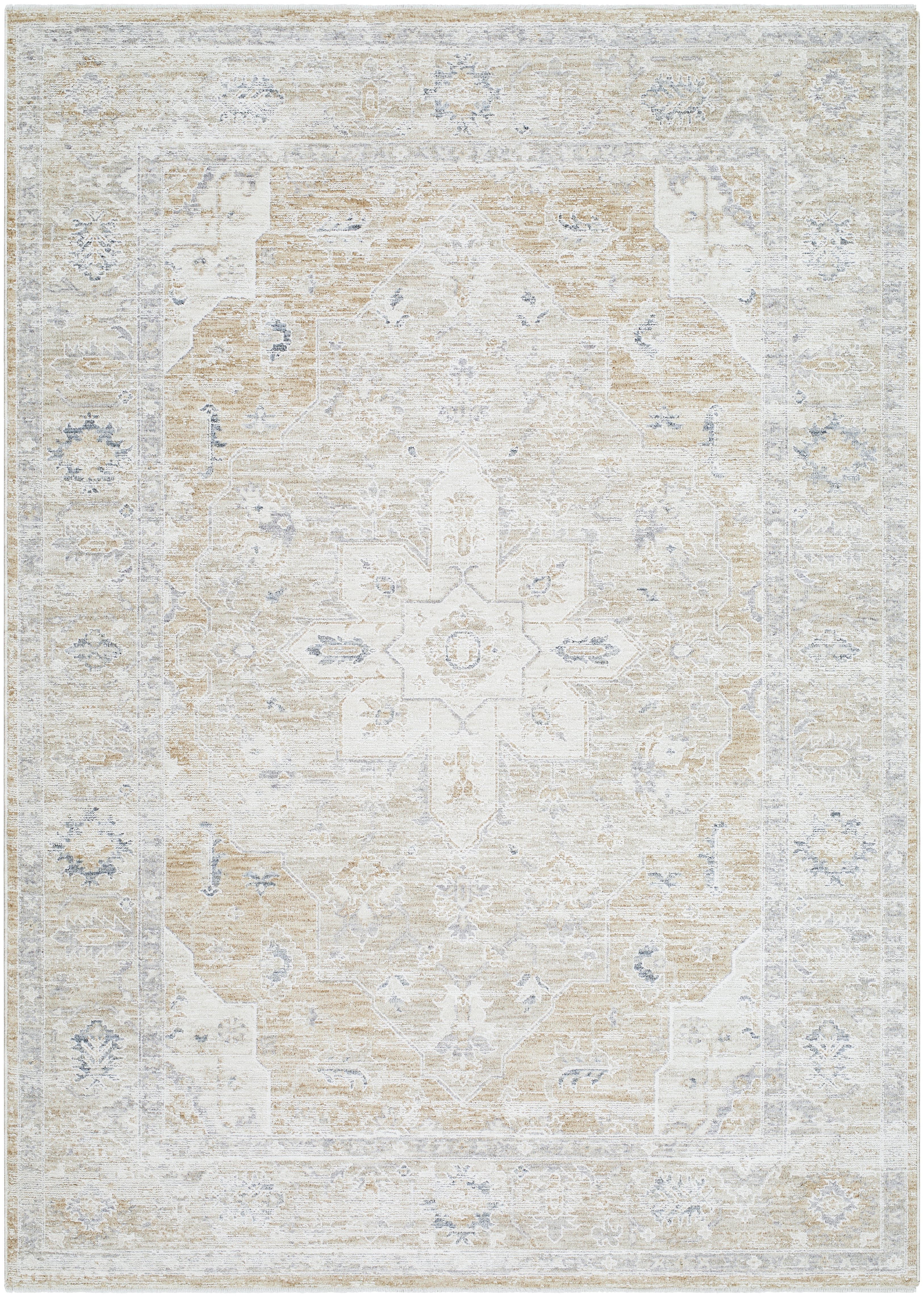 Livabliss Emory Beige Indoor 2'7" x 7'10" Machine Woven Rug - Image 0