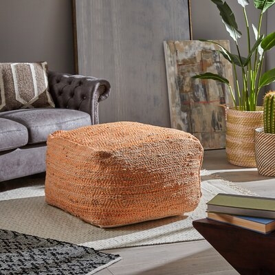 Ainsley 26" Wide Rectangle Pouf Ottoman - Image 0