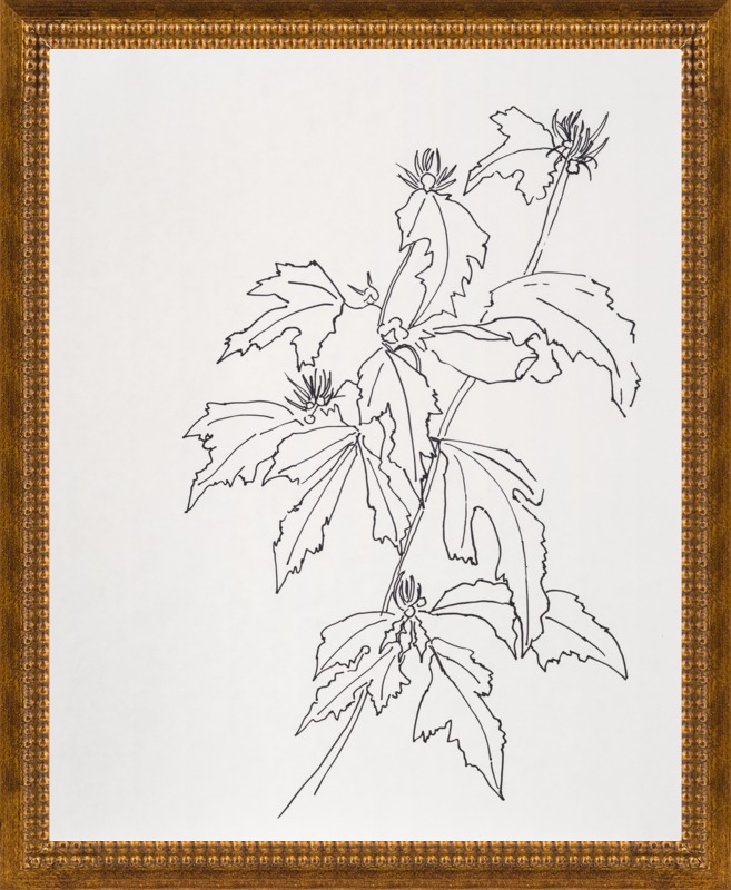 Leaves Rose of Sharon by Casey Chalem Anderson for Artfully Walls - Image 0