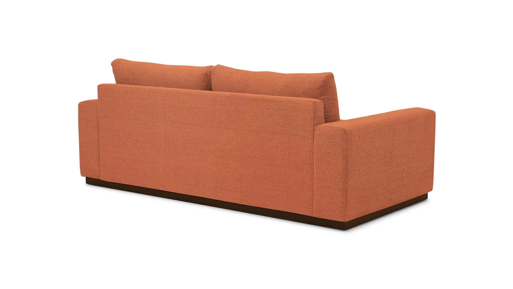 Pink Holt Mid Century Modern Sofa - Plush Terra Rose - Mocha - Image 3