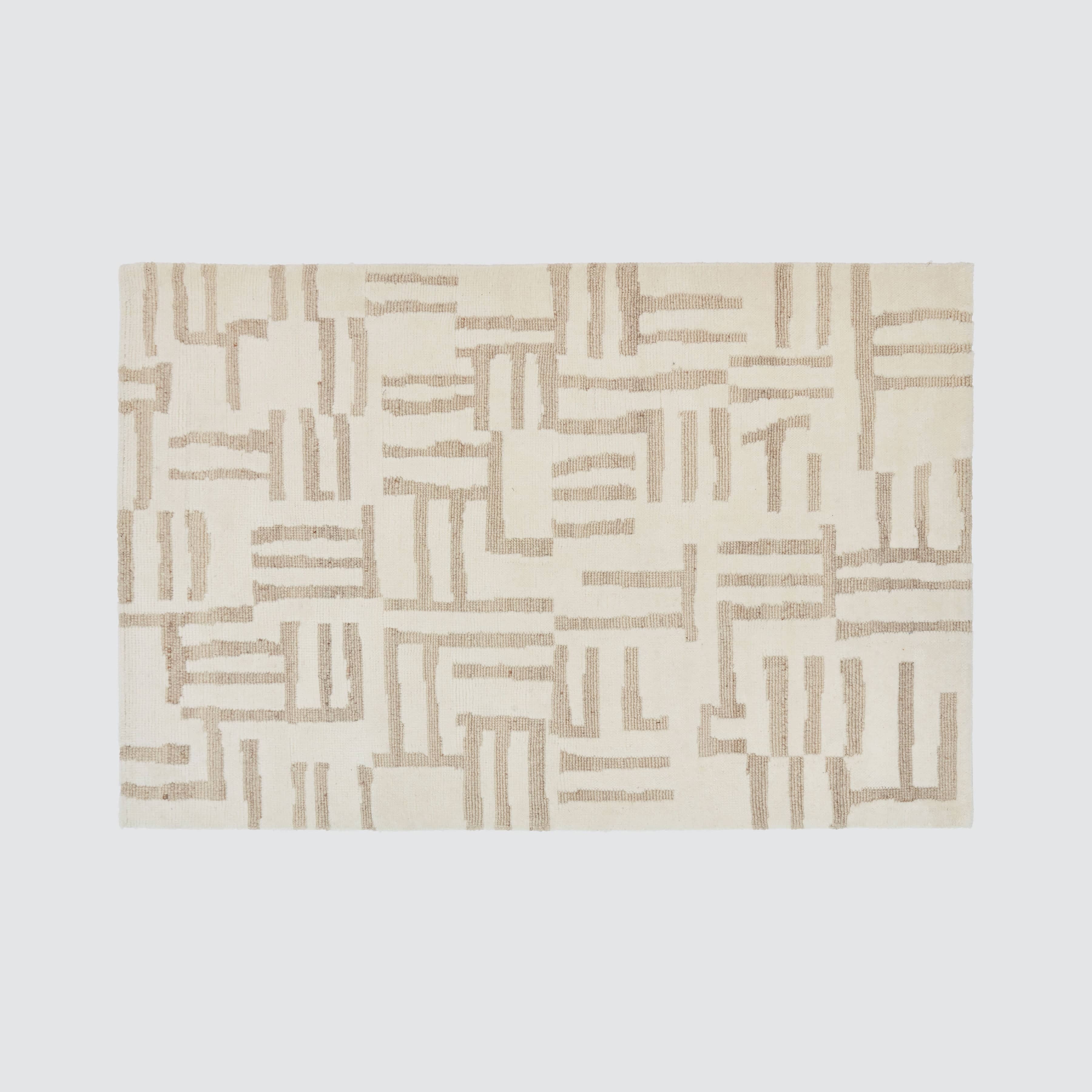 The Citizenry Rabani Wool Area Rug | 6' x 9' | Cream - Image 6