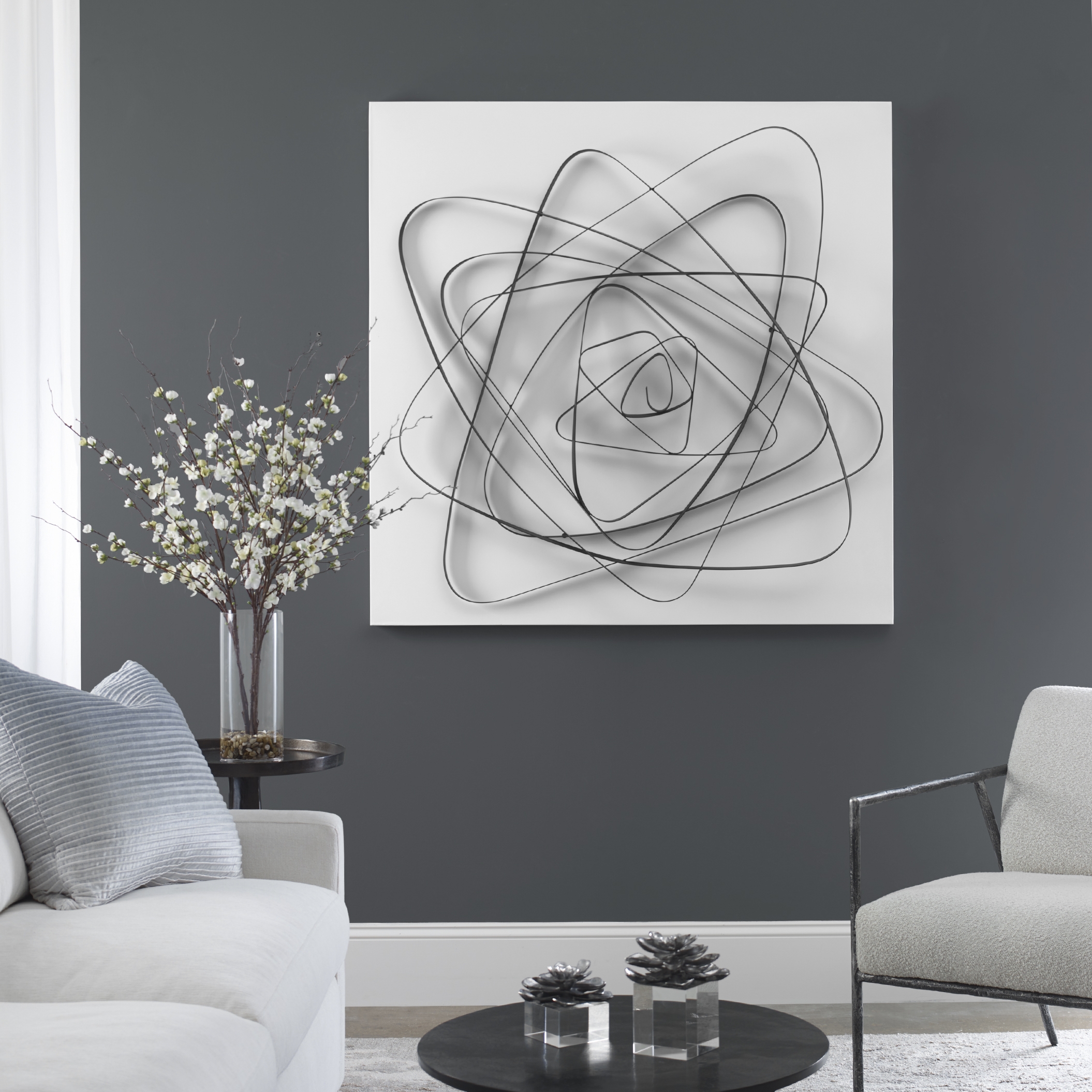 Nucleus Metal Modern Wall Decor - Image 1