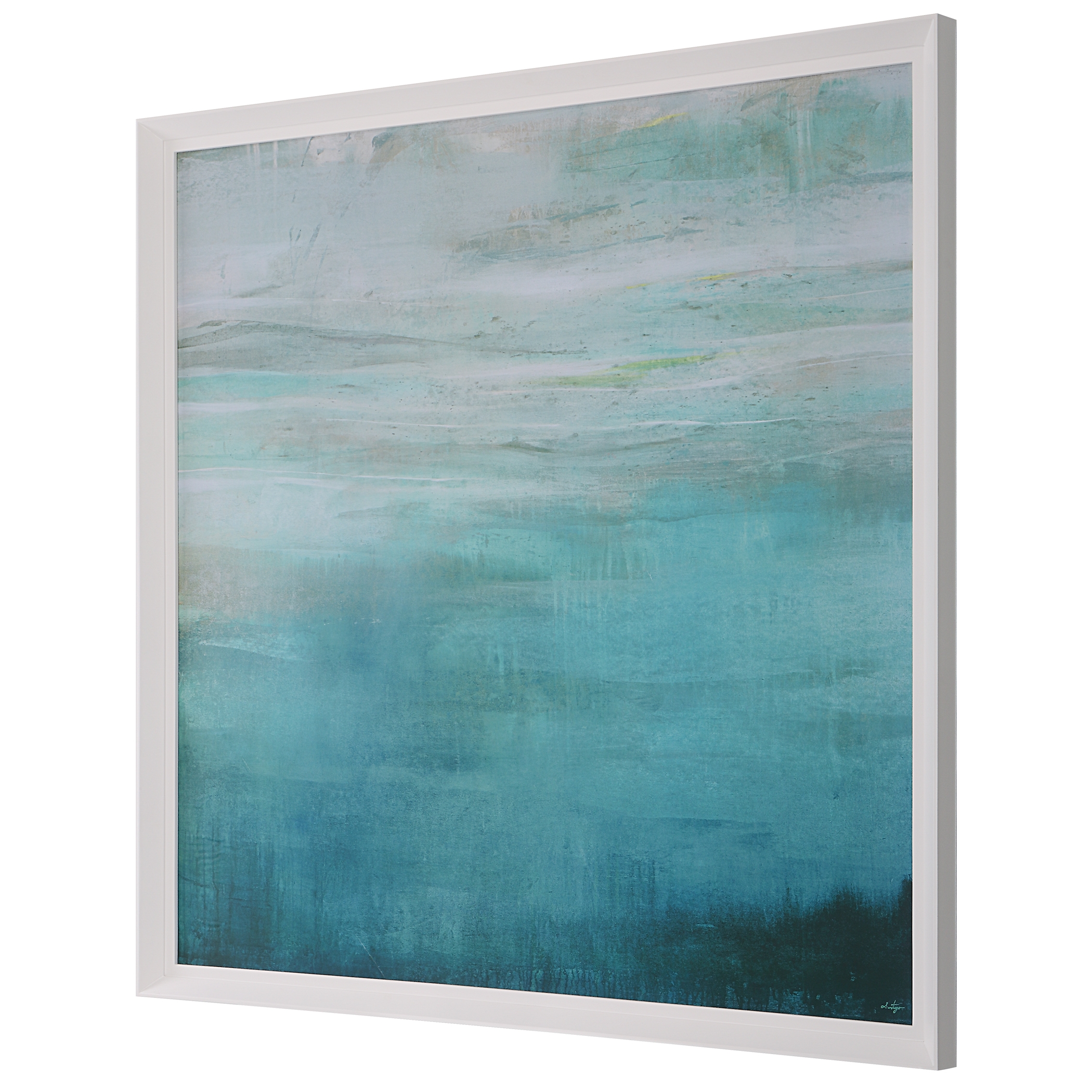 Cancun Teal Framed Print - Image 5