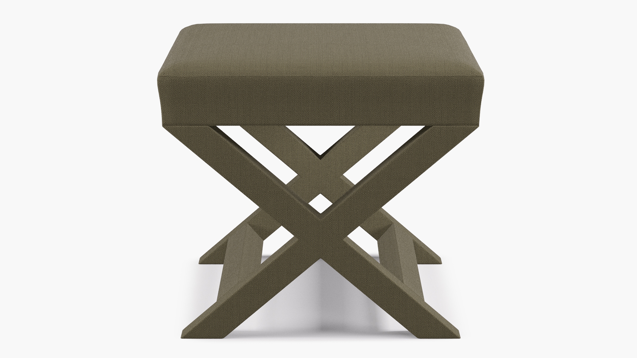 X bench | Olive Linen - Image 0