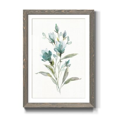 Linen Botanical IV - Picture Frame Painting Print on Paper - Image 0