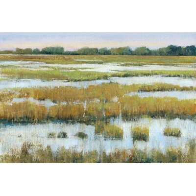 'Serene Marshland I' Painting on Canvas - Image 0