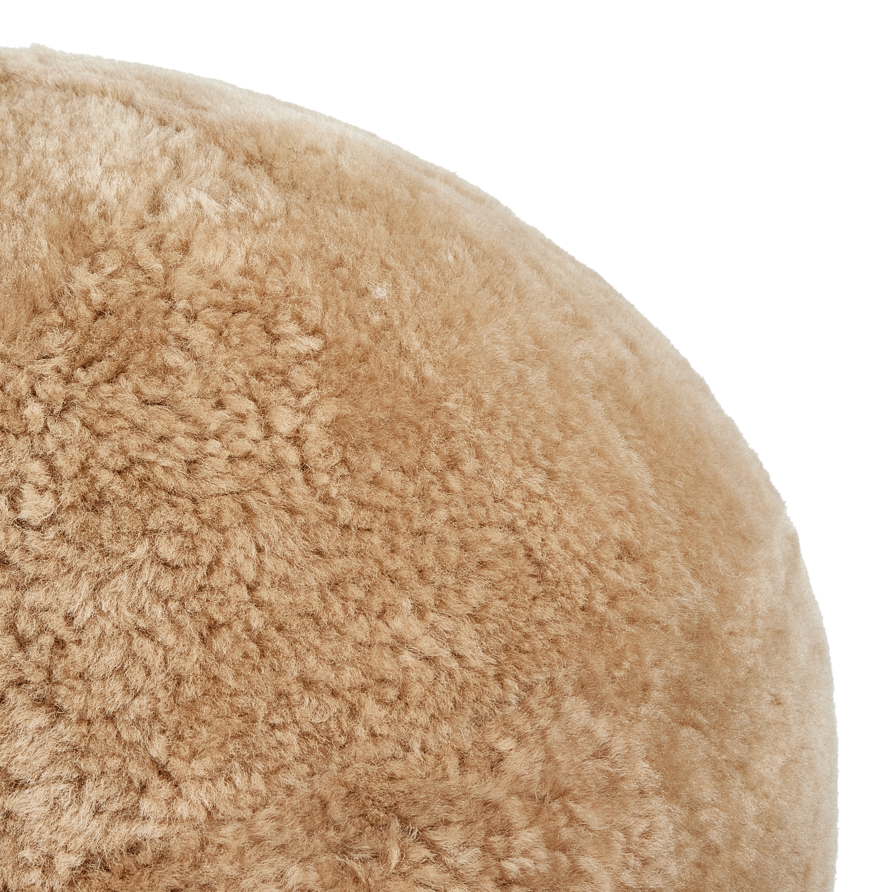 Balle Shearling Pillow-Beige-Set 2-12.5" - Image 3