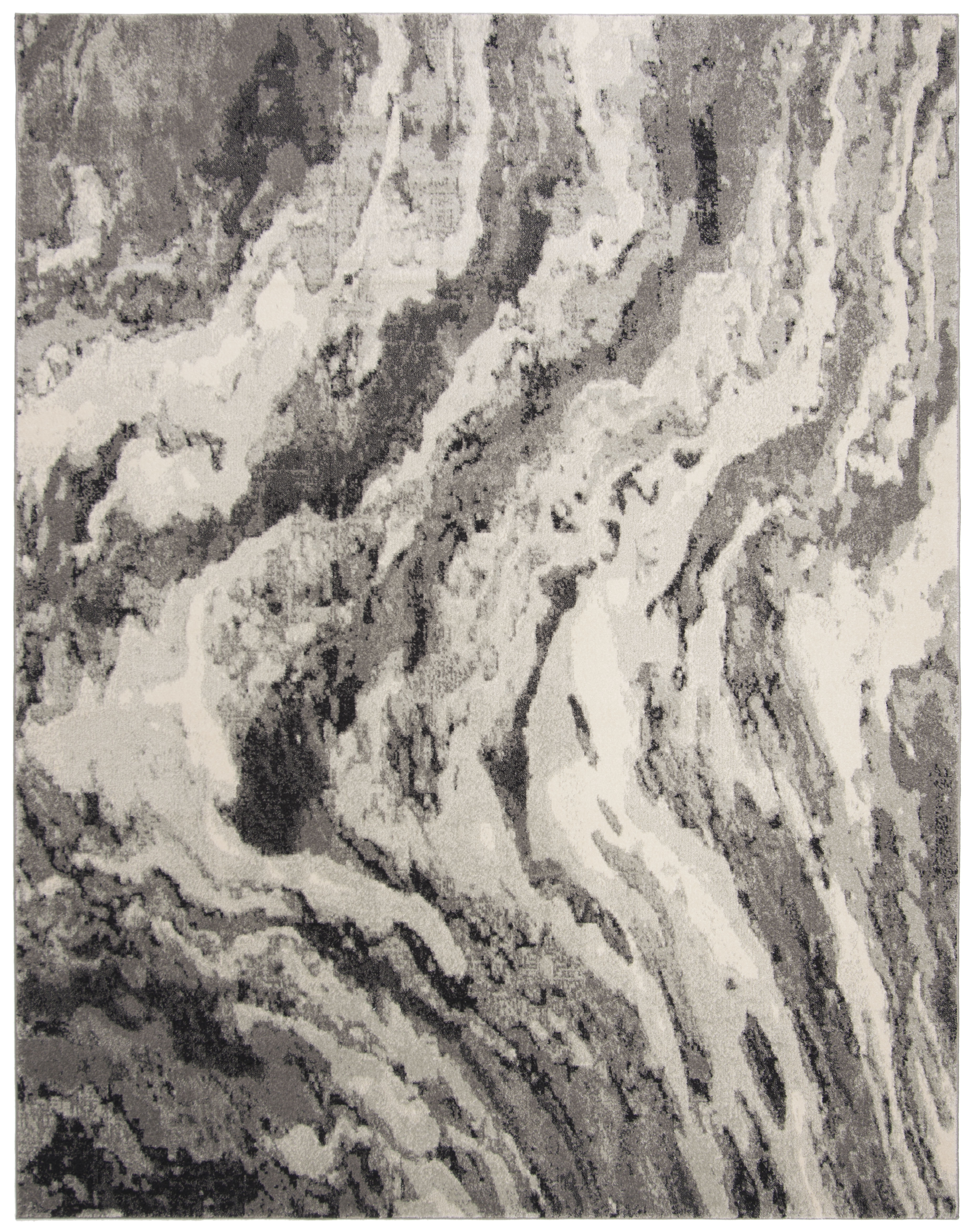 Arlo Home Woven Area Rug, EVK285F, Ivory/Grey,  9' X 12' - Image 0