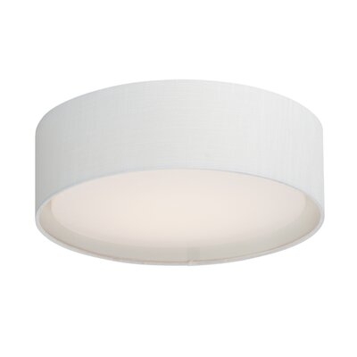 Jessalyn 1 - Light Shaded Drum LED Flush Mount - Image 0