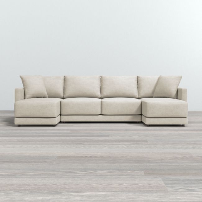 Gather Deep 3-Piece Double Chaise Sectional Sofa - Image 0