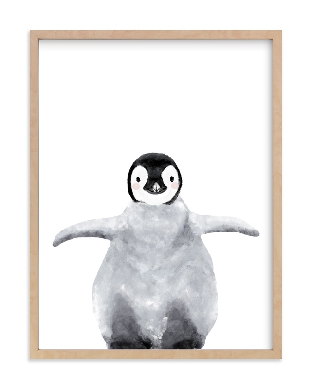 Baby Animal Penguin Children's Art Print - Image 0