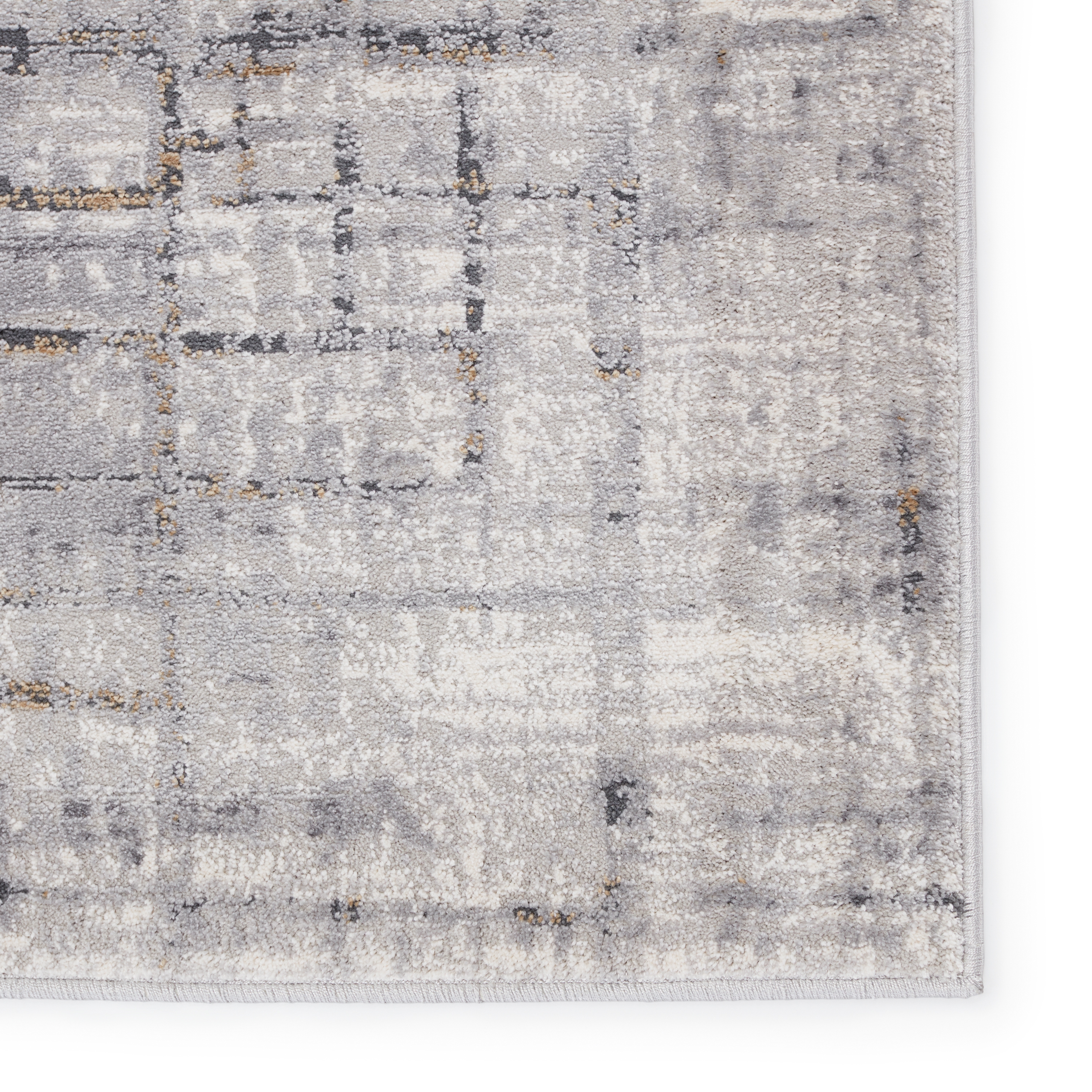 Vibe by Toril Abstract Gray/ Gold Area Rug (8'X10') - Image 3