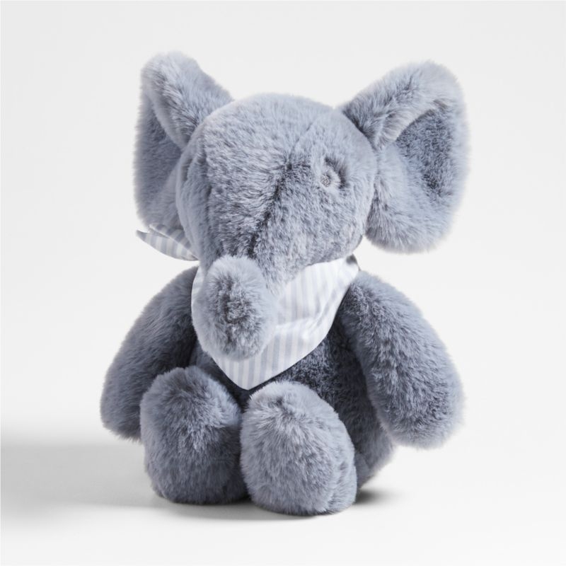 Crate Cuddlies Small Blue Elephant Kids Stuffed Animal - Image 6
