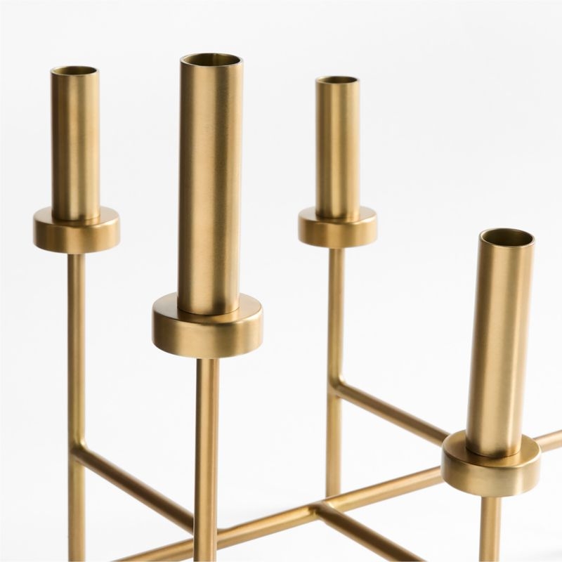 Orion Brass Finish Candelabra - Image 2