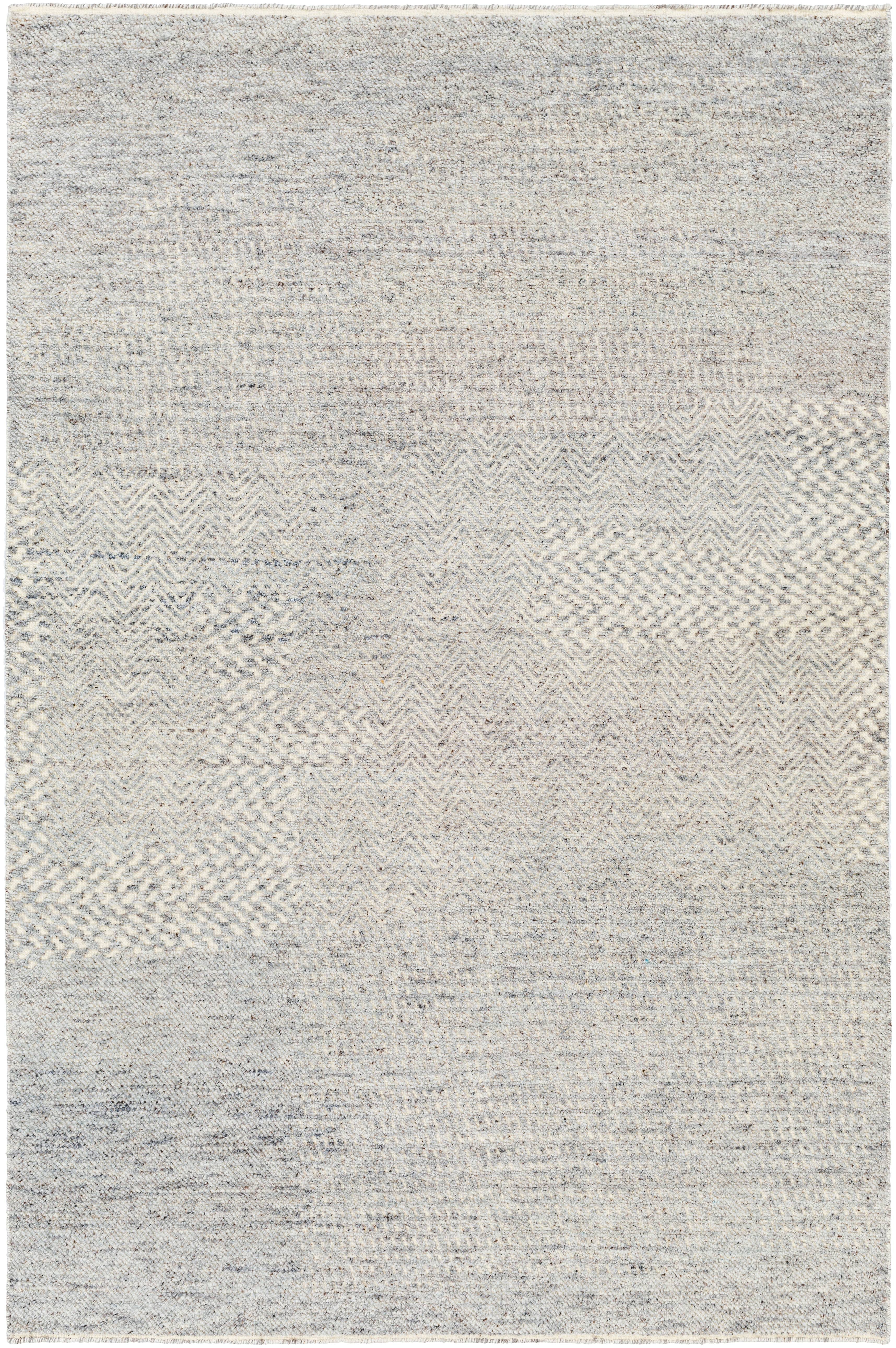 Tunus Gray Indoor 4' x 6' Handmade Rug - Image 0