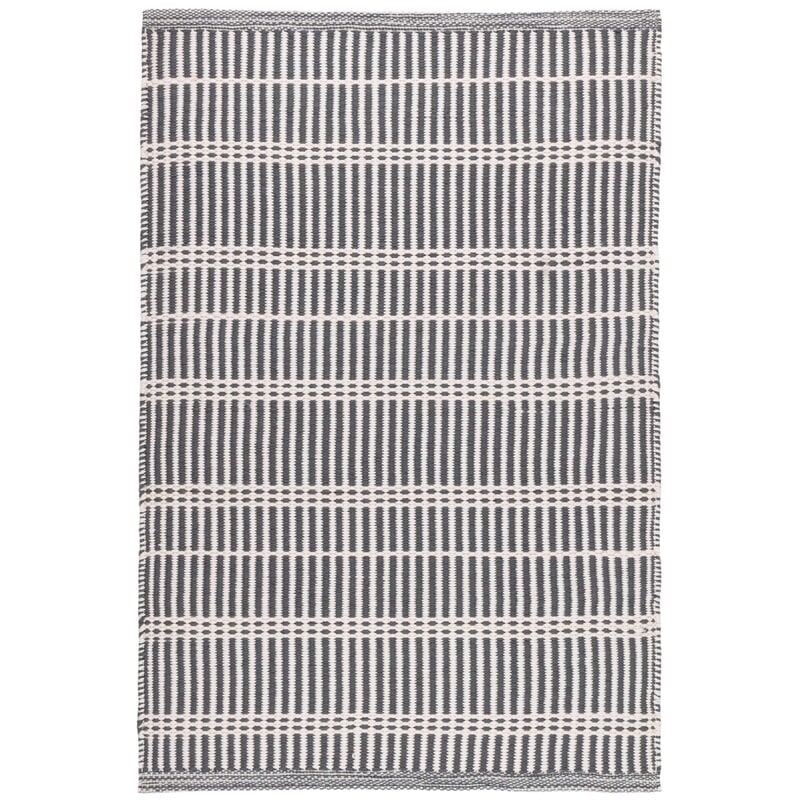 Dash and Albert Rugs Marlo Striped Hand-Woven Shale Indoor / Outdoor Area Rug - Image 0