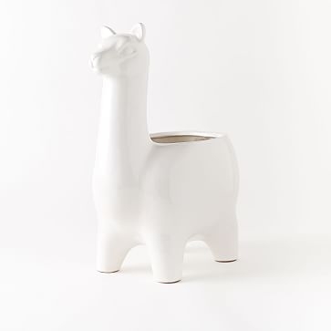 Ceramic Llama Planter, Small - Image 2