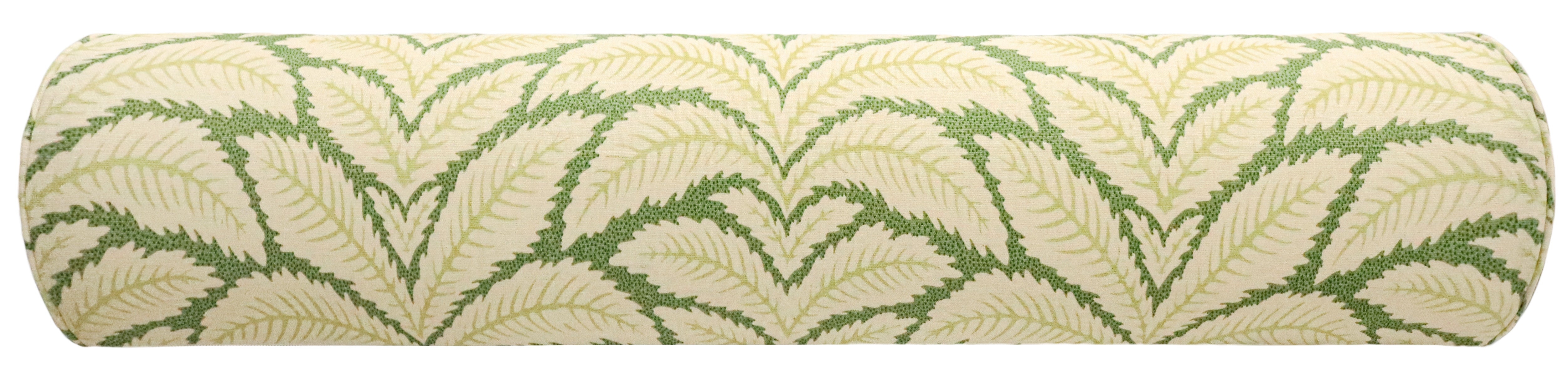 THE BOLSTER :: TALAVERA LINEN // LEAF | BRUNSCHWIG & FILS - TWIN XL // 9" X 30" - Image 2