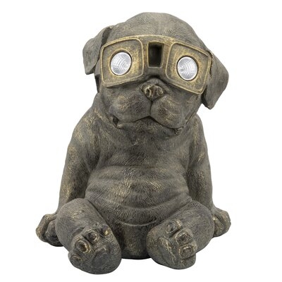 Resin Slouching Dog Figurine - Image 0