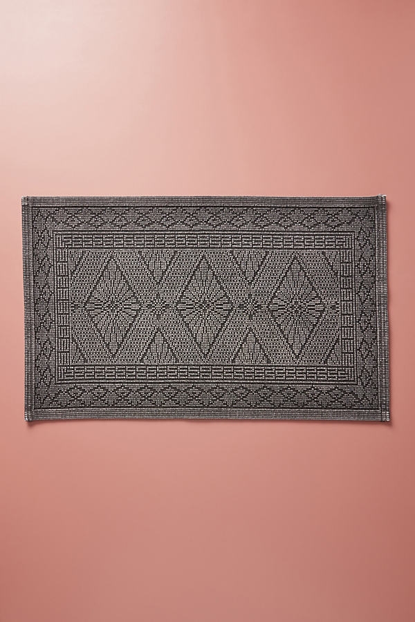 Misona Bath Mat By Anthropologie in Grey Size L - Image 0