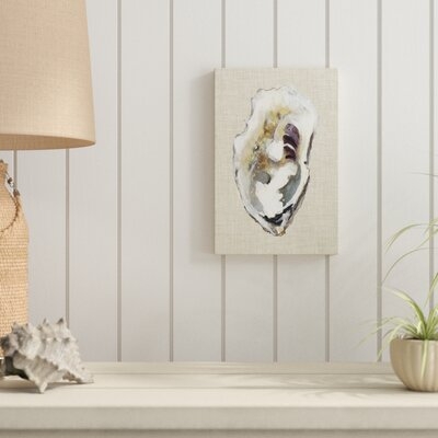 Oyster Shell Study I by Michael Willett Painting Print on Canvas - Image 0