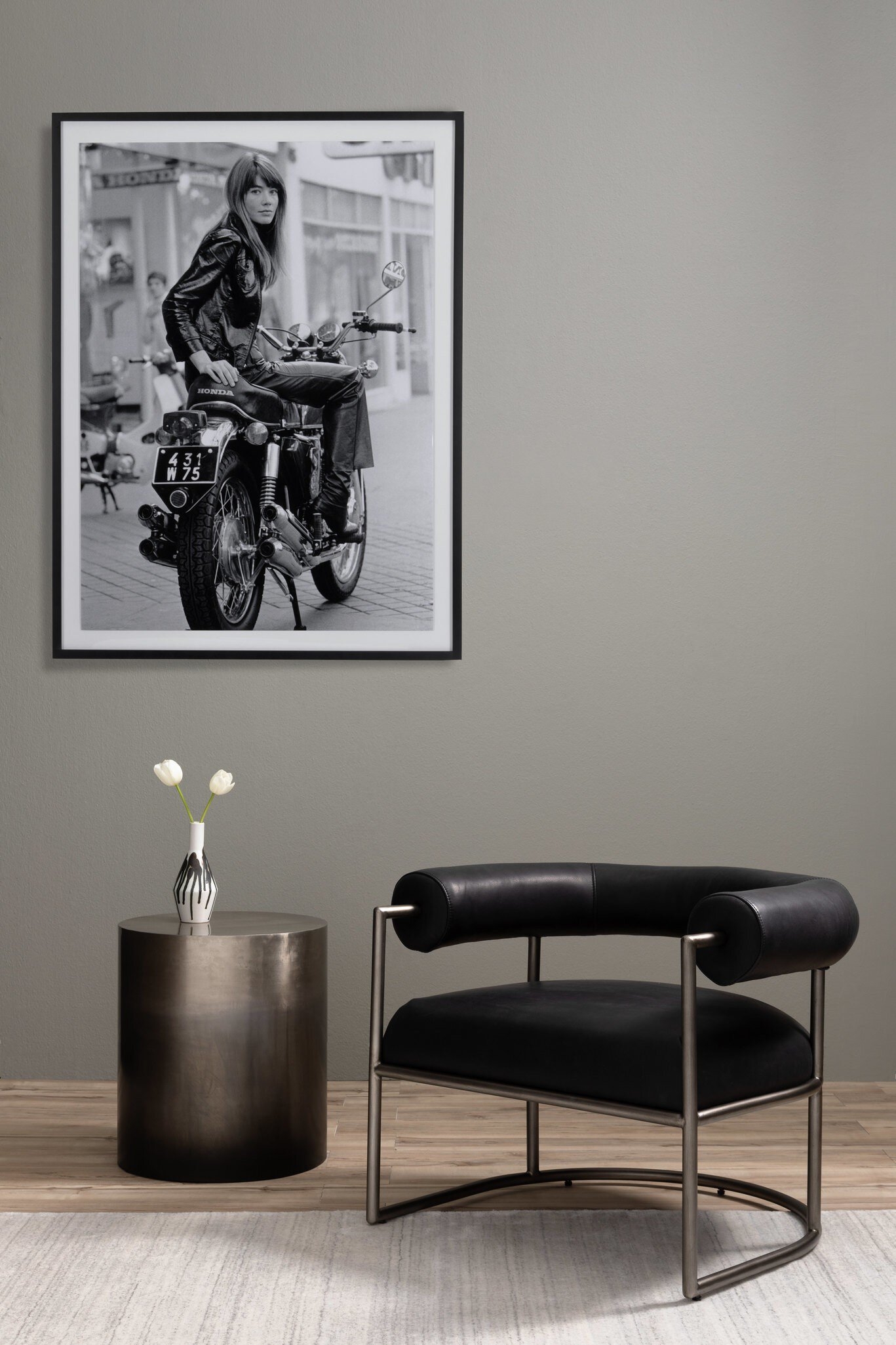 FranÃ§oise Hardy On Bike by Getty Images - Black - Image 5