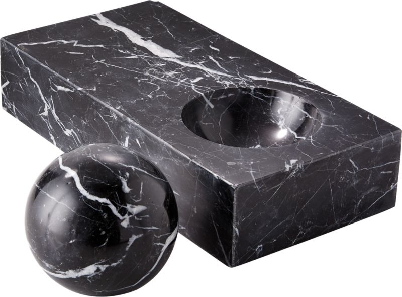 Marble Paperweight and Catchall - Image 7