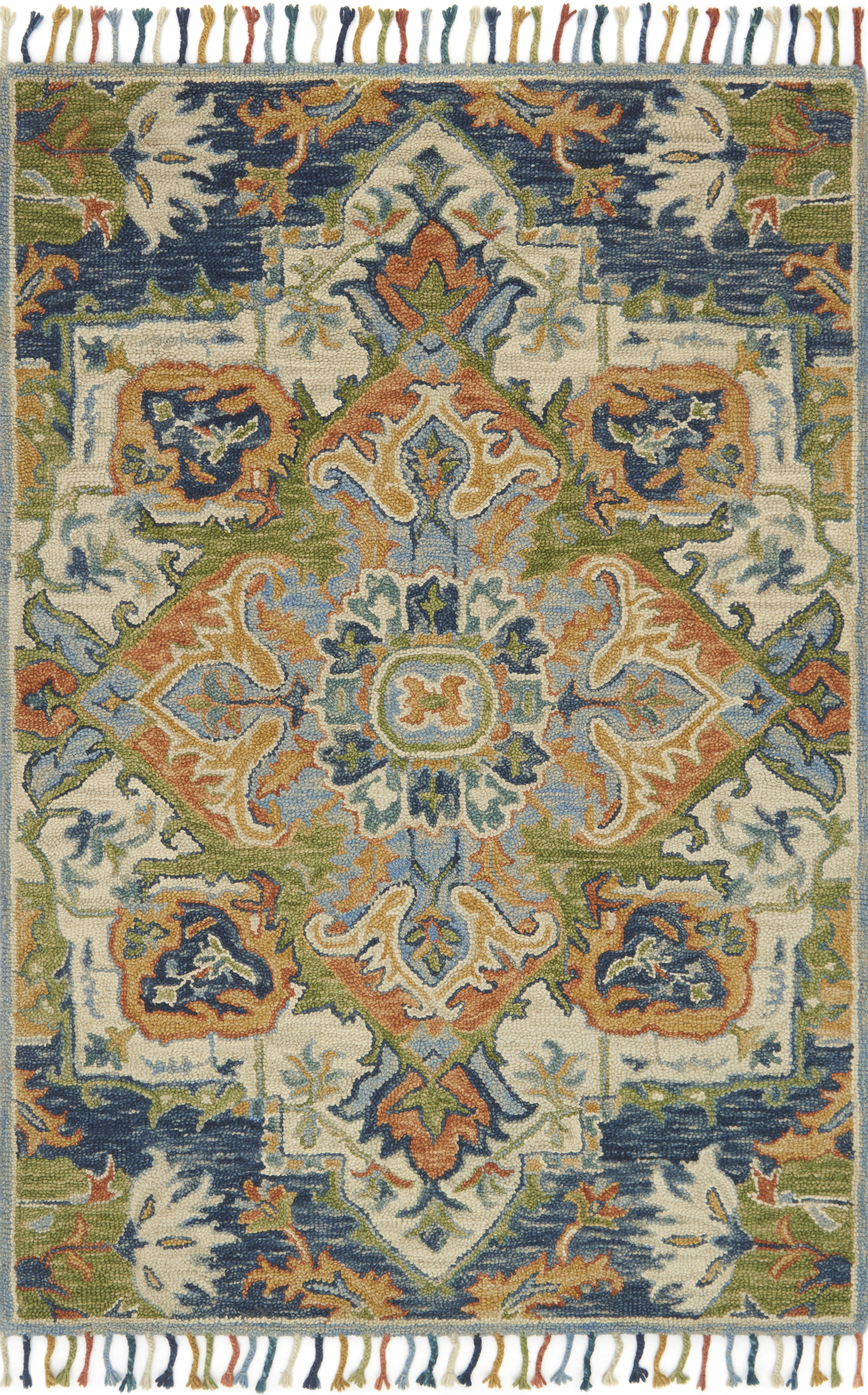 Loloi Zharah Blue / Multi 2'-6" x 7'-6" - Image 0