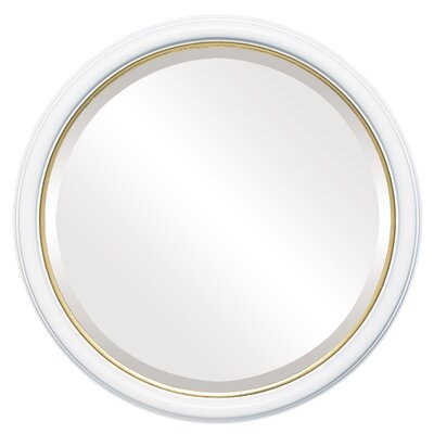 Newburyport Round Modern Beveled Accent Mirror - Image 0