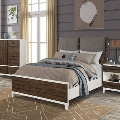 Queen Solid Wood Platform Bed - Image 0