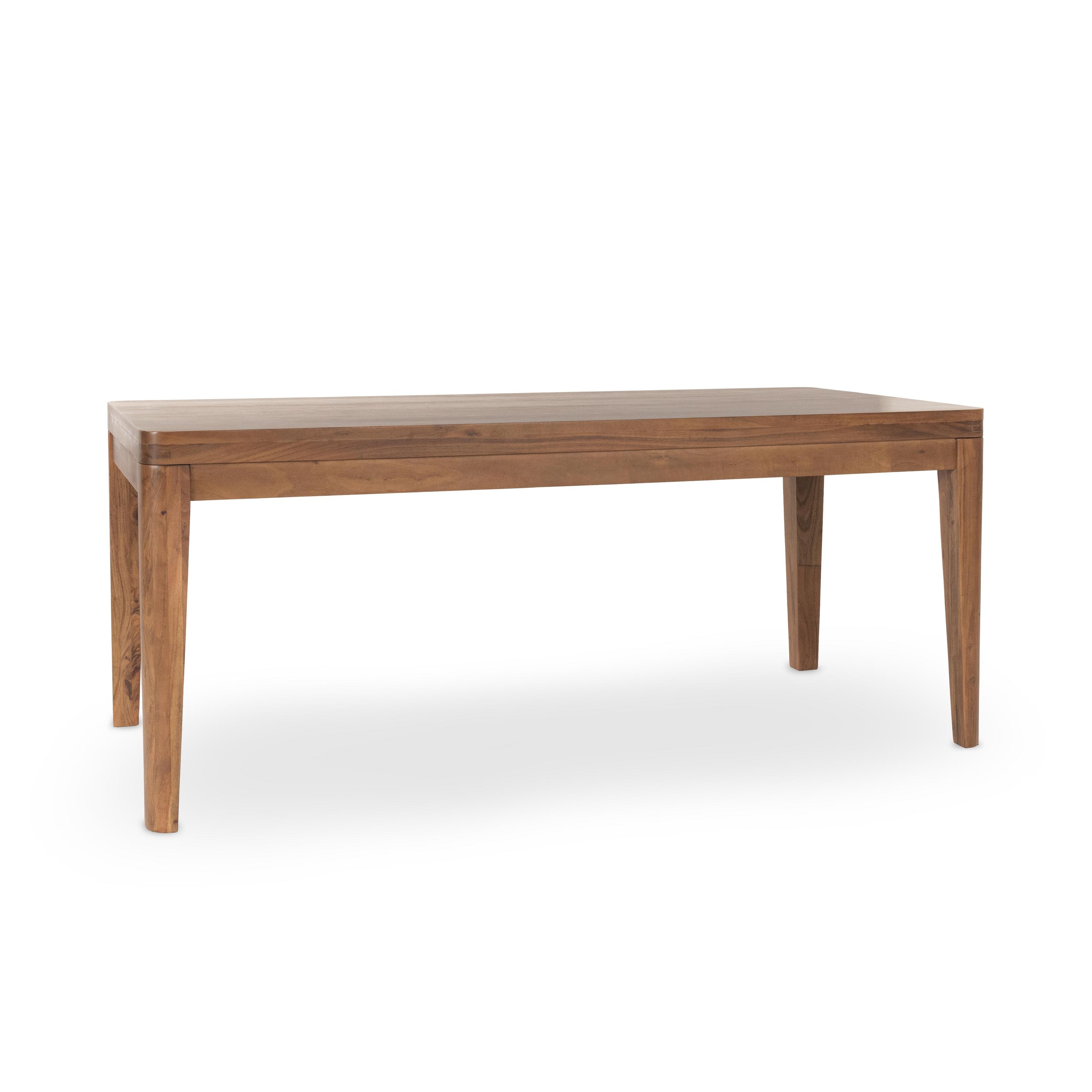 Arno Acacia Wood 72" Dining Table Natural - Image 0