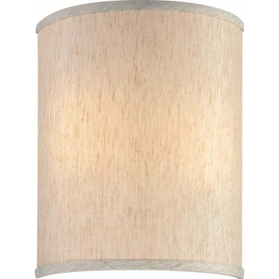 9" Linen Drum Wall Sconce Shade - Image 0