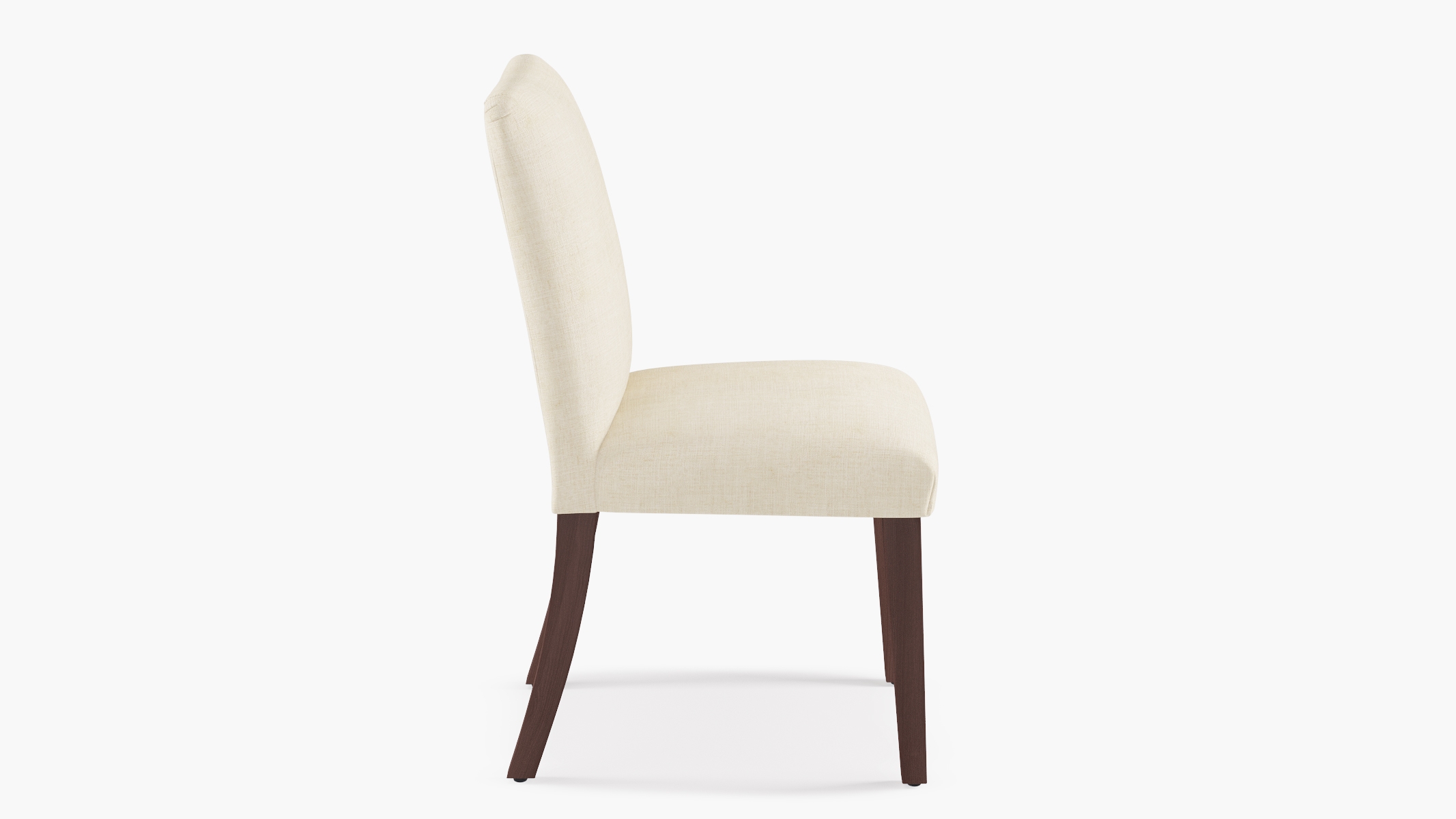 Classic Dining Chair, Talc Everyday Linen, Espresso - Image 2