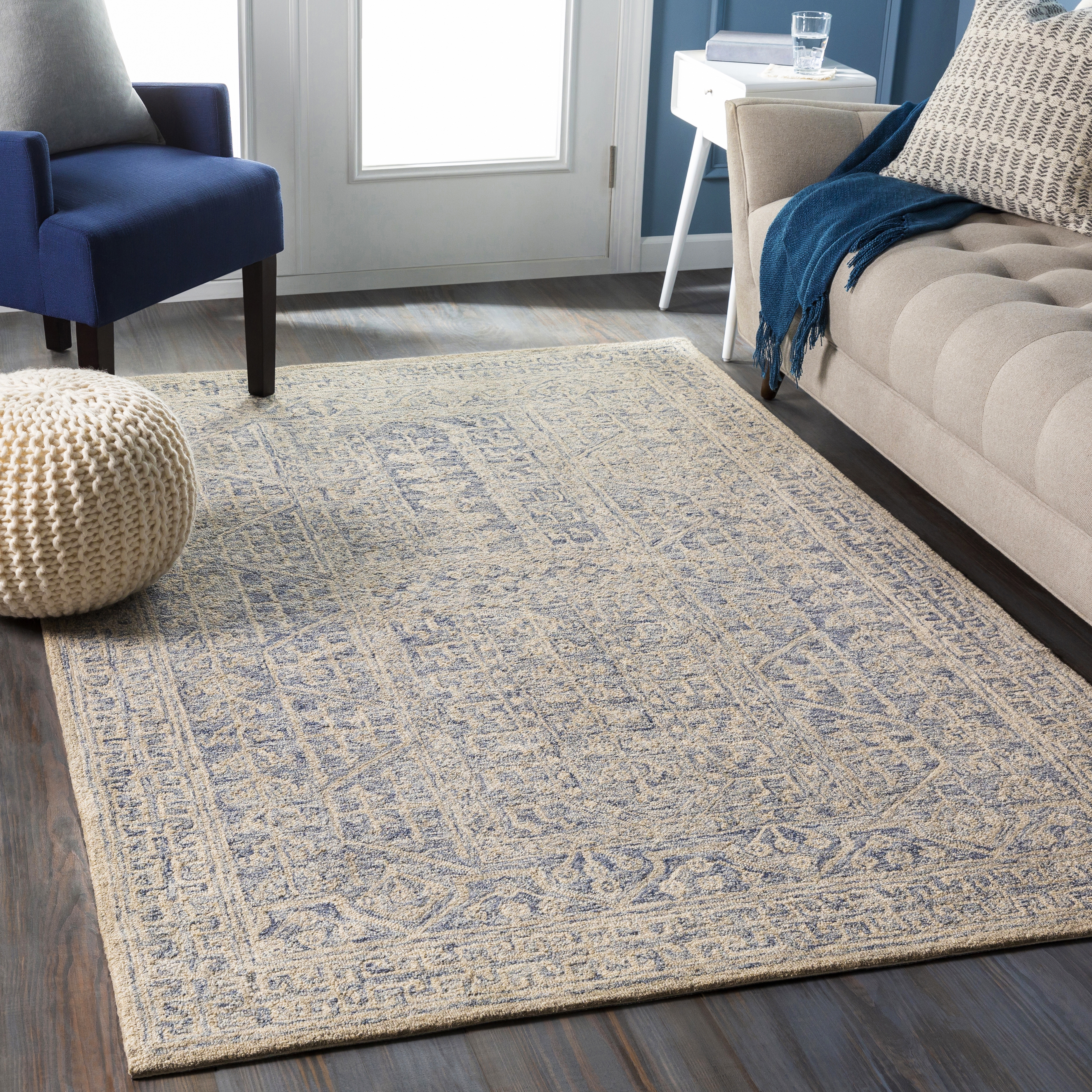 Granada Beige Indoor 2' x 3' Handmade Rug - Image 1