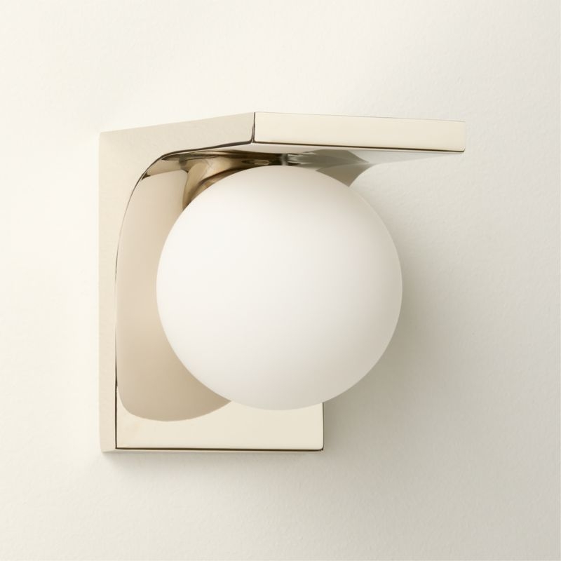 Aqua Virgo Polished Nickel Wall Sconce - Image 3