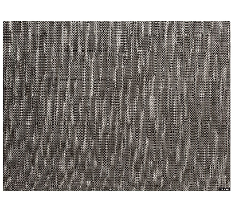 Chilewich Bamboo Indoor/Outdoor Placemats, Set of 4 - Gray Flannel - Image 0