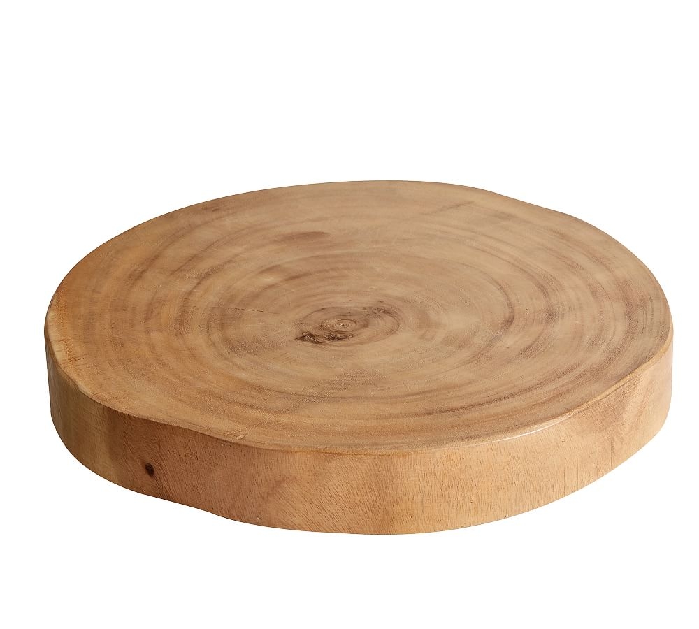 Acacia Wood Slab Cheese Board, 16" - Image 0