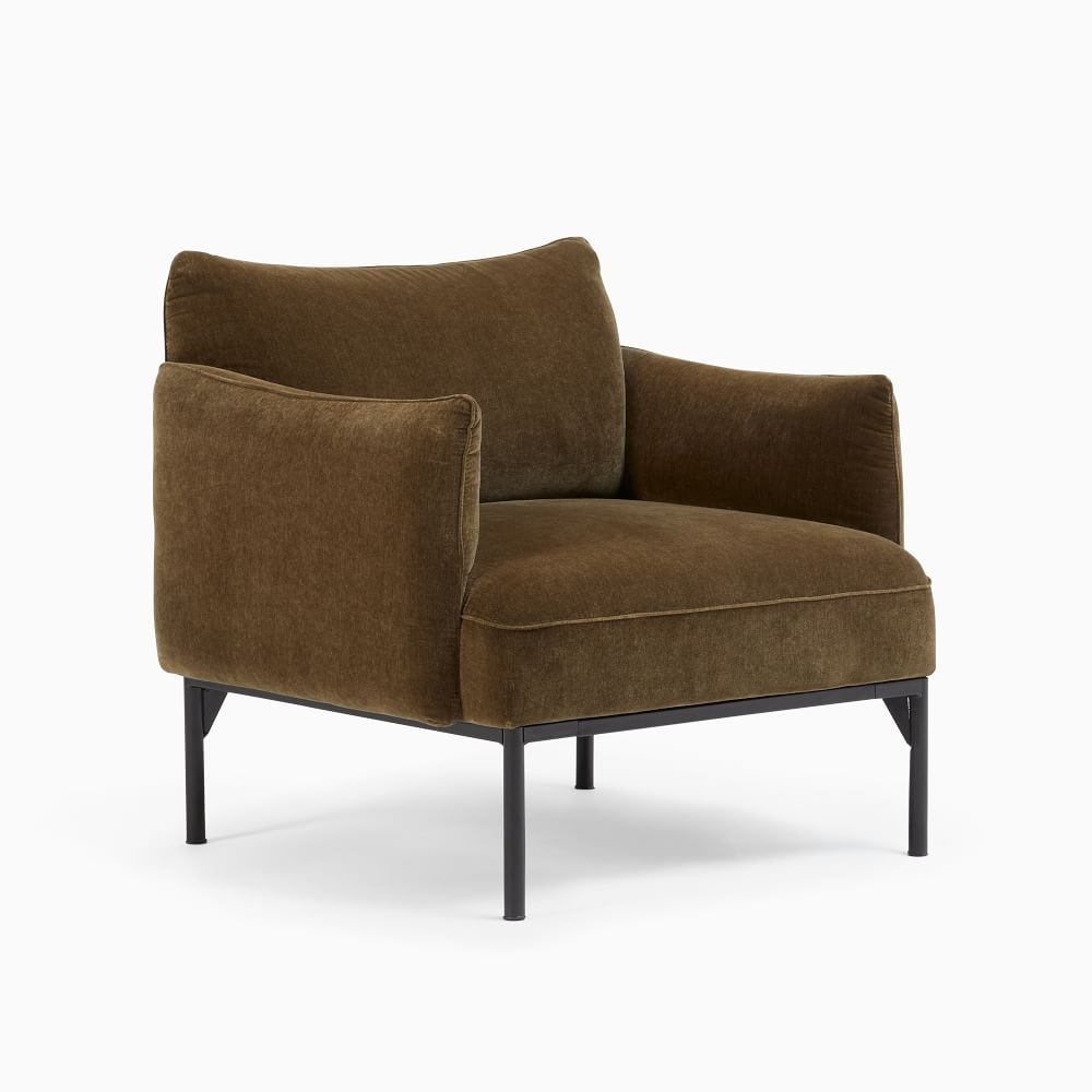 Penn Chair, Poly, Modern Chenille, Olive - Image 0