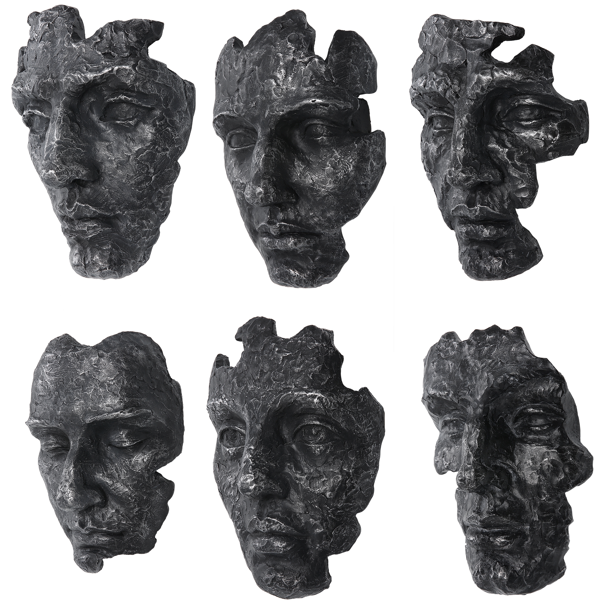 Self-Portrait Metallic Wall Decor Set/6 - Image 4
