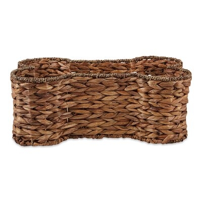 Hyacinth Bone Pet Leather Basket - Image 0
