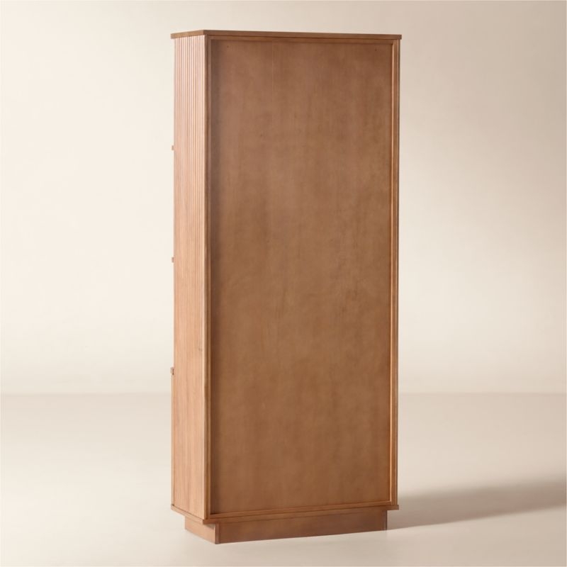 Davison Fluted Oak Bookcase - Image 2