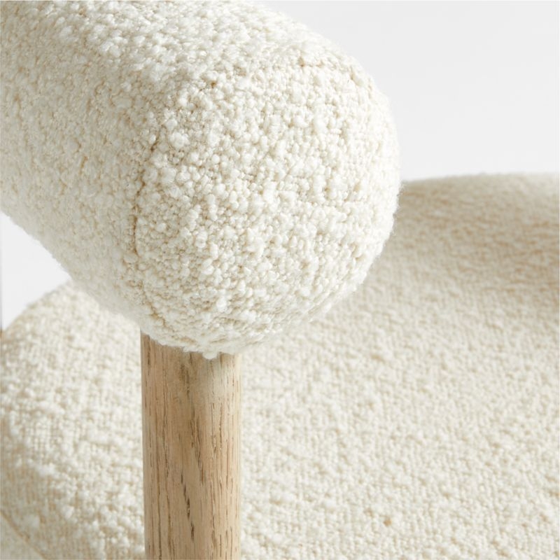 Mazz Bouclé Counter Stool by Leanne Ford - Image 5