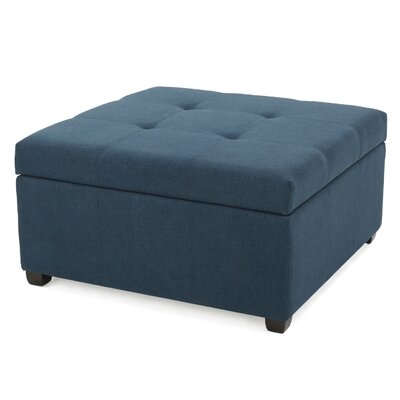 Jamil Upholstered Storage Ottoman - Image 0