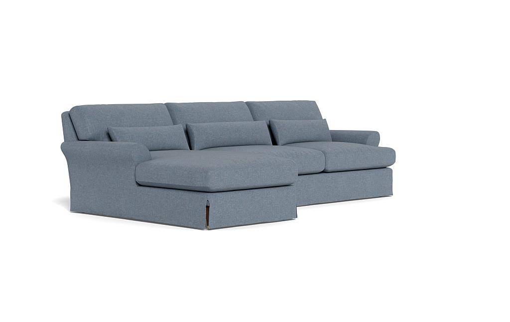 Maxwell Slipcovered Sectional Sofa with Left Chaise by Apartment Therapy - Image 1