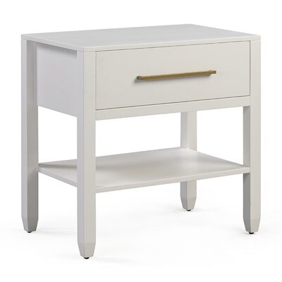 Kirby 1 - Drawer Solid Wood Nightstand - Image 0
