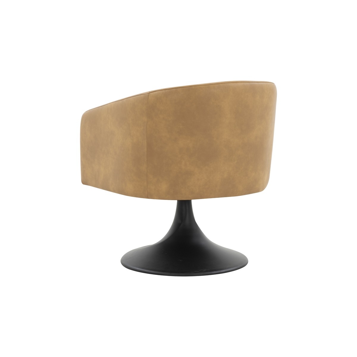 Gonzalez Pedestal Chair - Light Brown/Black - Image 3