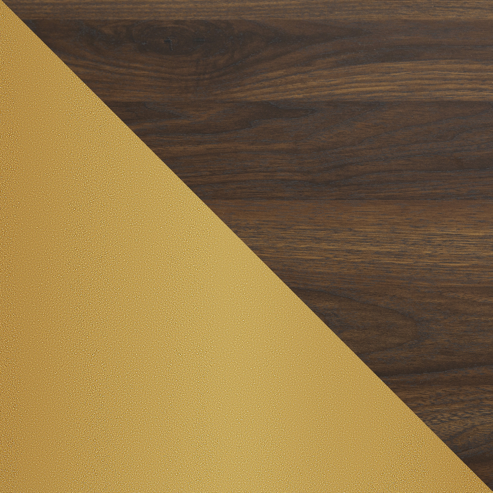 Alissa 16" Glam Round Side Table - Dark Walnut/Gold - Image 4