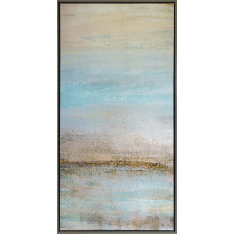 Grand Image Home Guilded Seascape 7 by Maeve Harris - Painting on Canvas - Image 0