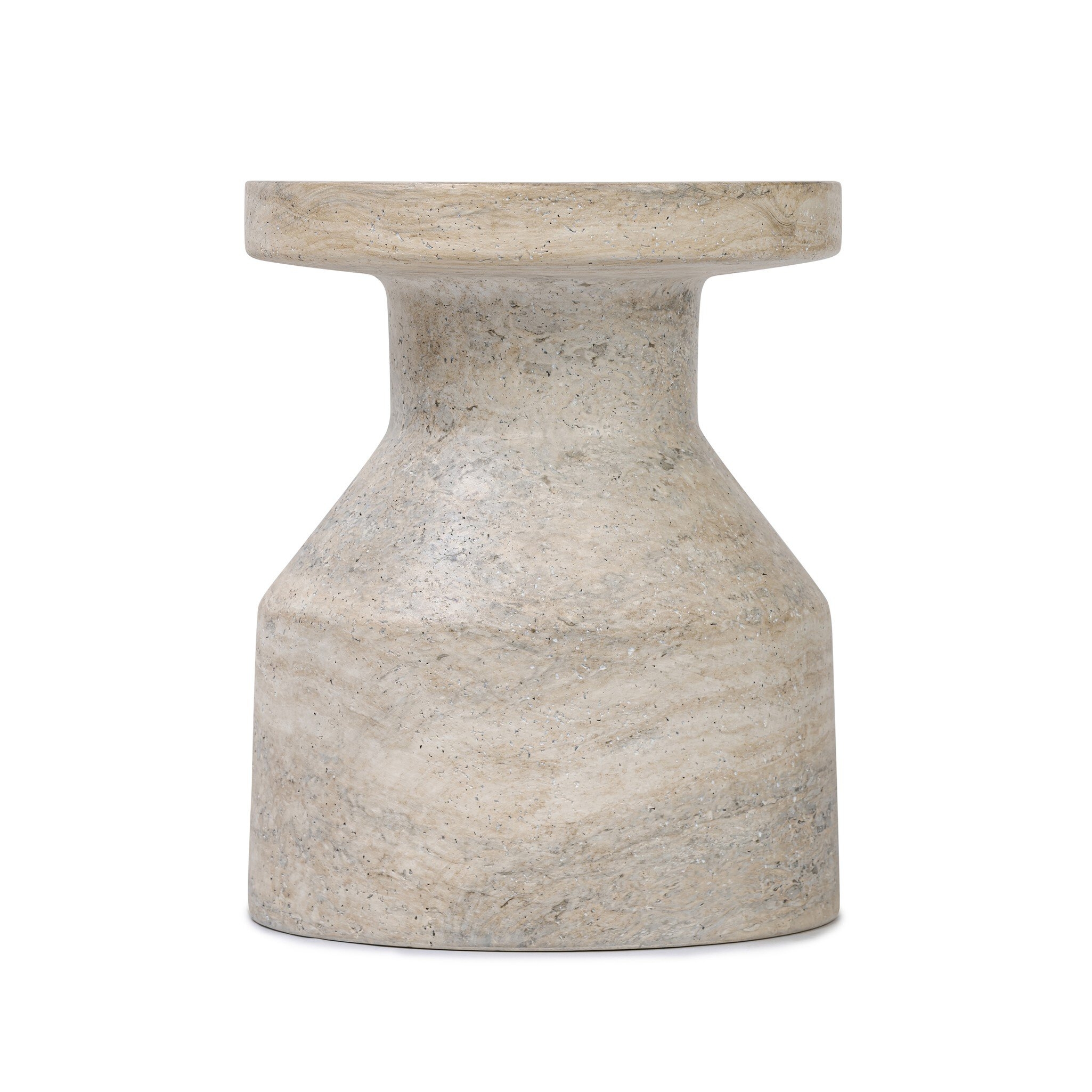 Odeon End Table - Textured Sandy Grey - Image 7